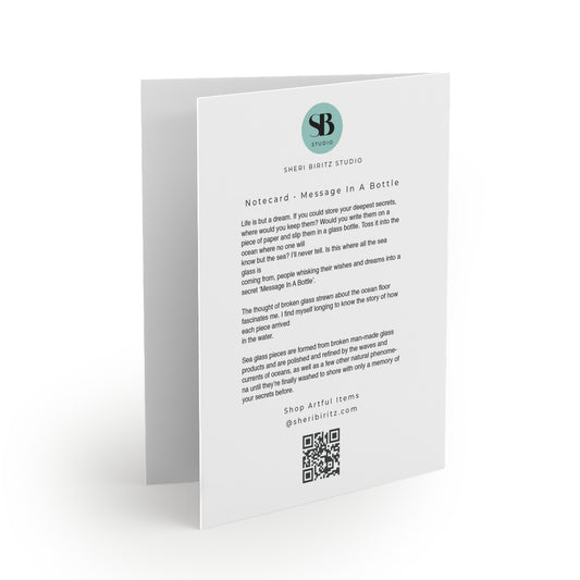 Message In A Bottle Notecard