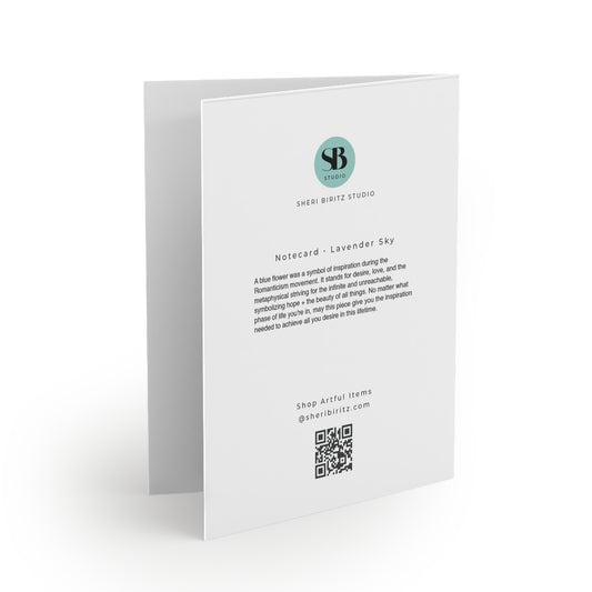 Lavender Sky Notecard