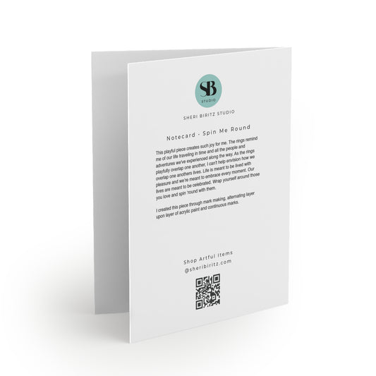 Spin Me Round Notecard