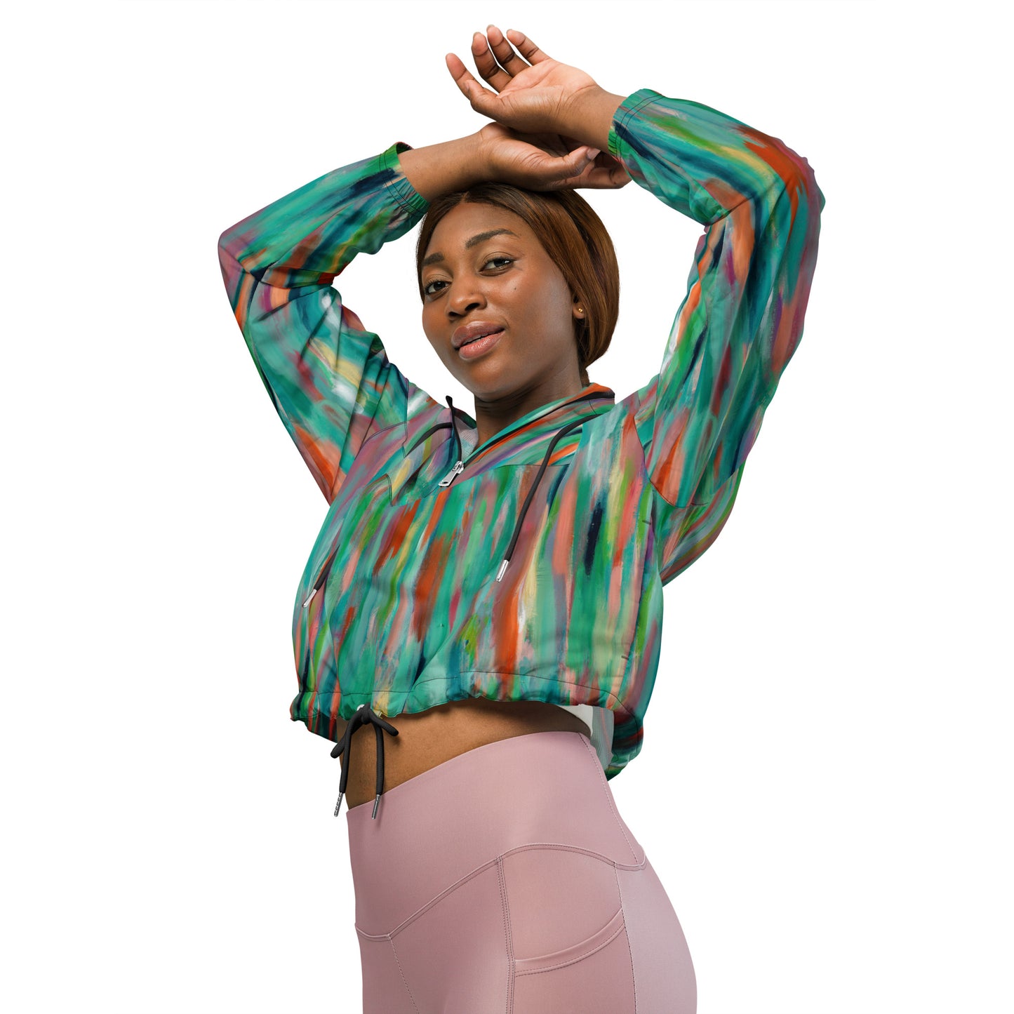 Message In A Bottle | Women’s cropped windbreaker