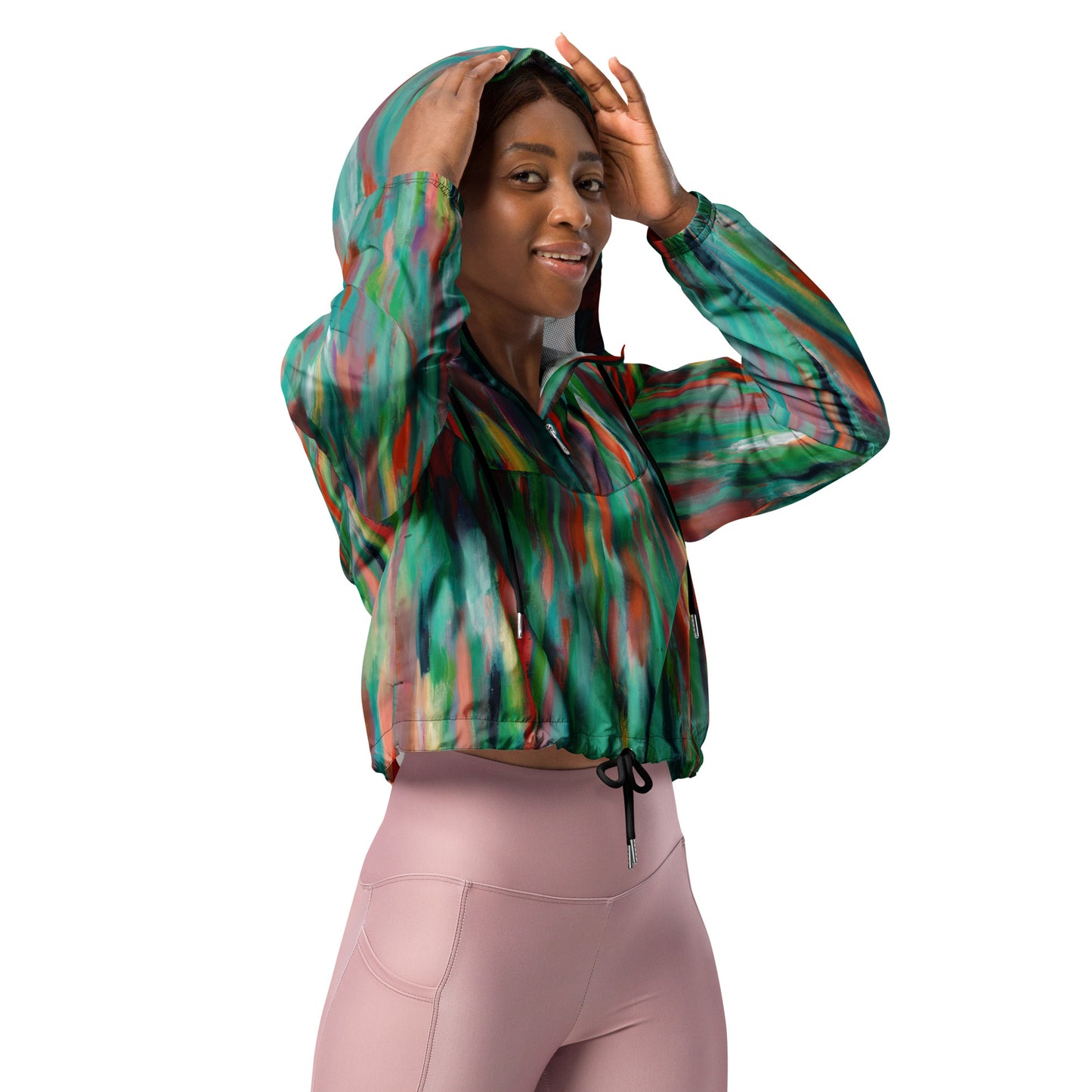 Message In A Bottle | Women’s cropped windbreaker