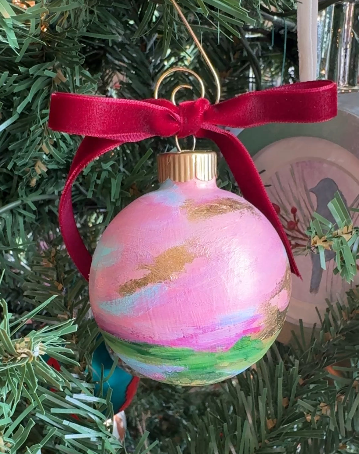 Ornament Bauble Pastel Meadow